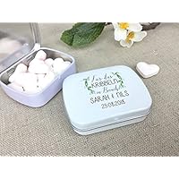 Gastgeschenk zur Hochzeit Döschen Brautpaar Flora