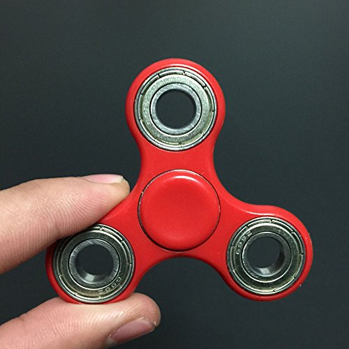 2017 New Tri Fidget Hand Spinner EDC Sensory Fidget Toy Gift For Kids Adults (Red) 2017 New Tri Fidget Hand Spinner EDC Sensory Fidget Toy Gift For Kids Adults (Red)