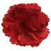 Produktbild PIXNOR 2-in-1 Satin Pfingstrose Stil Frauen Girls Hair Clip Haarnadel Brosche (rot)
