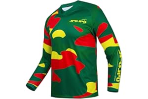 Hotlion Kids Mountain Bike Jersey Youth Long Sleeve Cycling Jersey 4-14 Years Motocross Shirts Boys Girls Off Road Racewear