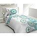 Produktbild Lovely Home Bettwäsche Baumwolle Mandala – 1 Bettbezug 140 x 200 cm + 1 Kissenbezug 65 x 65 cm aqua
