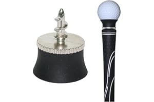 Fiacvrs Ventosa de golf, bola de golf de aleación de silicona negra, herramienta de recuperación de ventosa para recoger, mini pelota de golf, accesorio de golf (negro, 1 unidad)