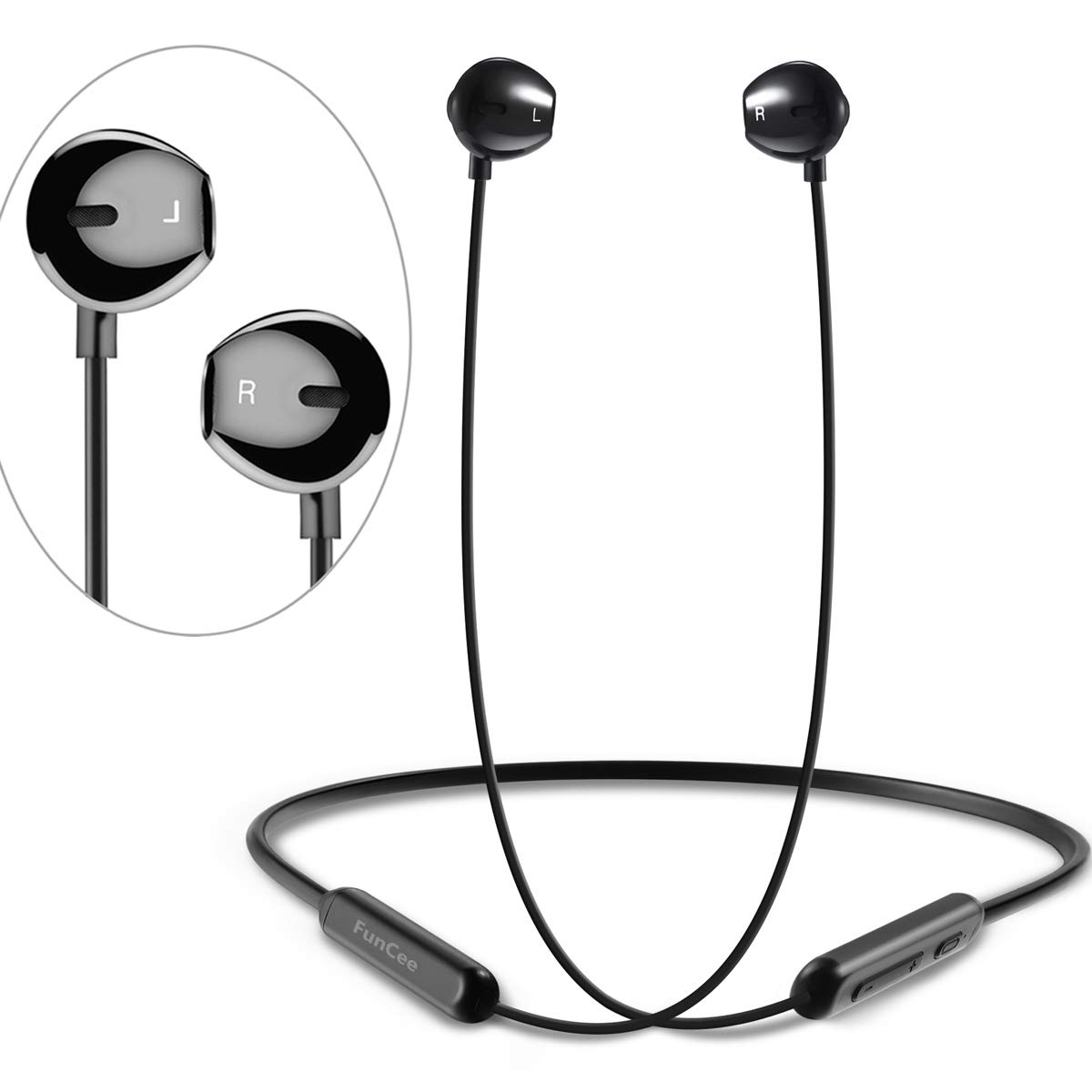 FunCee-Auriculares-Bluetooth-50-impermeables-IPX5-compatibles-HiFi-7-9-Horas-de-juego-graves-intensos-Auriculares-inalmbricos-para-deporte-micrfono-incorporado-para-iPhone-Android-Samsung-iPad