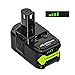 Price comparison product image LiBatter 18V 5.0Ah Lithium Battery for Ryobi ONE+ Tools Battery Compatible with Ryobi P108 RB18L25 RB18L13 P107 P122 P104 P105 P102 P103 with Recharge Indicator
