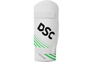 DSC Intense Attitude Cricket Arm Guard | Material: PVC | Fiber Insert For Enhanced Protection | Towel Backing for Absorption | Low Density Foam Inside