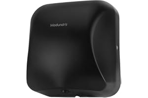 Modundry Hand Dryer, Automatic Electric High Speed Hand Dryers Stainless Steel for Bathrooms Commercial Home Industrial (Black)