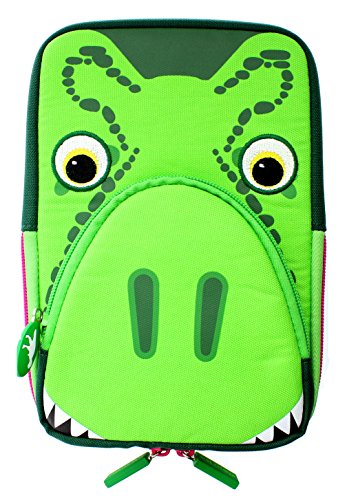 Lazerbuilt TabZoo Universal niños Dinosaurio Carácter Carcasa de la Funda de la Tableta con el código Postal de la Tablets 8 Pulgadas - T-Rex