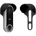 Rain Hood Doorbell Cover for Google Nest Hello Video Doorbell 1st Generation Wired ONLY - Shields Glare, No Extra Drilling, Height Adjustable