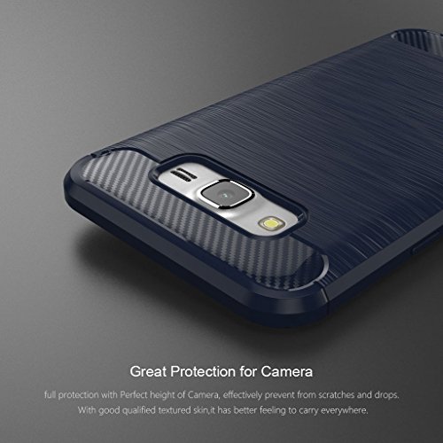 Landee Armadura accidentada absorci n de choque el stico y fibra de carbono de dise o protector Carcasa de Silicona Funda Para Samsung Galaxy J5 6 J5 2016 J510 2016 year Azul Landee Armadura accidentada absorci n de choque el stico y fibra de carbono de dise o protector Carcasa de Silicona Funda Para Samsung Galaxy J5 6 J5 2016 J510 2016 year Azul