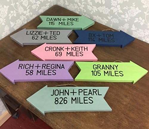 Personalised Large garden arrow-rustic sign- garden decor