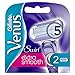 Produktbild Gillette Lady Venus Swirl Flexi Ball 2 Stück, Mehrfarbig