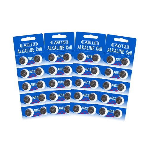 Preisvergleich Produktbild 40 HEXBUG-Compatible Batteries - Alkaline Cell - LR44 - AG13