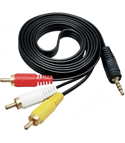 Vhbw Cavo composito audio e video AV compatibile con Panasonic NV-GS40, NV-GS400, NV-GS5, NV-GS50, NV-GS500, NV-GS55 fotocamera | Leroy Merlin