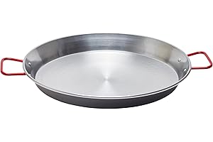 GARCIMA La Ideal 2897600 Paellera in Ferro Spazzolato, Diametro 40 cm