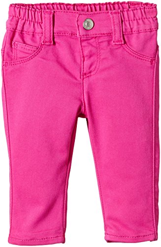 United Colors of Benetton Baby-Girls Coloured Denim Skinny Jeans, Pink (Fuchsia), 1 to 3 months (Manufacturer Size: 56 cms)