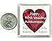 Lucky Sixpence Coin Ruby 40th Wedding Anniversary Gift, great present idea