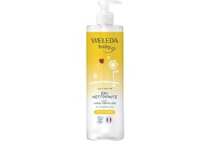 WELEDA Calendula rengöringsvatten utan parfym - Rengör försiktigt - För daglig vård av känslig hud hos spädbarn och småbarn / - 400 ml