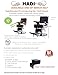 NEW HEAVY DUTY MAROON&BLACK BARBER CHAIR BC-20 UK STOCK HADI® FREE DELIVERY 80KG 5 YEARS WARRANTY@HIGH QUALITY@FREE CHILD BOOSTER@NEW UK