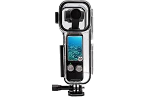 ZHIXTEU Für DJI Osmo Pocket 3 Wasserdichtes Gehäuse, 45 Meter Tauchen Schutzgehäuse Schale Unterwasser Schutzgehäuse für Pocket 3 Sportkamera