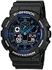 Casio - GA-100-1A2ER - G-Shock - Montre Homme - Quartz Analogique - Digital - Cadran Noir - Bracelet R&eacute;sine Noir