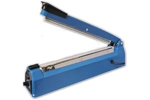SQUADO - Macchina Sigillante per Buste in Plastica, Sistema a Caldo, 400mm Lunghezza Max sigillante 40 cm, Ideale per Uso Professionale e da Casa