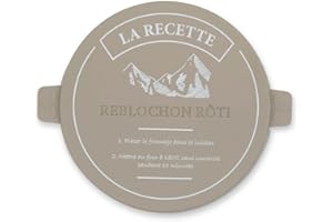 CÉCOA • Cuit Reblochon • Silicone avec Couvercle • Cuisson Fondante au Four ou Micro-ondes • Compatible Lave-vaisselle • Résistant, Pratique et Facile à Nettoyer • Idéal Fromage Chaud Maison