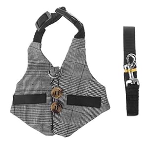Arnés multiusos para conejo, correa para mascota pequeña, chinchillas, cobayas, chaleco de ropa Small
