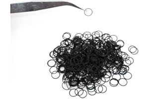 YHLOUBB 60 piezas de goma negra NBR CS CS 0.5 mm Gorros del espesor O Junta de anillo de anillo Nitrilo Goma o Anillo,5x4x0.5mm