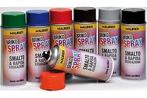 MAURER SMALTO ACRILICO SPRAY 400 ml. TINTA (RAL 3000 Rosso fuoco)