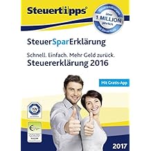 SteuerSparErklärung 2017 (für Steuerjahr 2016) [Download] - Standard [PC Download]
