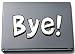 Produktbild Laptopaufkleber Laptopskin Comic 015 - Lustiges Motiv Bye! - 150 mm Aufkleber