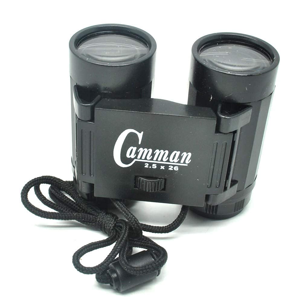 Happie Shopping Plastic Folding Mini Children Toy Binoculars (10 mm) (Black Colour)