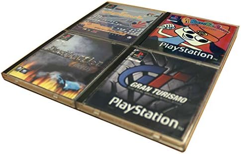 Playstation Coaster Retro Game cases Official vintage 4 pack One Size