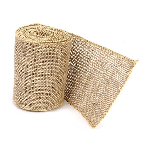 WINOMO Hessische Jute Handwerk Multifunktionsleisten-3M für Hochzeit-Dekor - 2