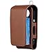 Produktbild iqos Elektronische Zigarette Schutzhülle Halterung Zigarre iqos Wallet Case Elektronische Zigarette PU Leder Tragetasche Karton mit Karte Halter, braun