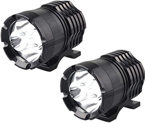 ZHITEYOU 2Pcs Motorcycle LED Headlights 12V 80W 8000LM U2 LED Motorbike Hi Lo Beam Headlamp Moto Spot Head Light Auxiliary Lamp DRL