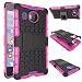Produktbild Microsoft Lumia 950 XL 5.7" Case, DRUnKQUEEn Heavy Duty Rugged Hybrid Armor Dual Layer Hard Shell Tire Tread Grenade Grip Combat Textured Cover with Kickstand for Lumia 950XL (**Not for Lumia 950)