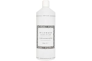 WildWash Mixing Bottle 1 Litre - For Use With All Our Concentrated Shampoos, Makes Shampoos Last a Long Time, Very Cost Effective, Used By Professional