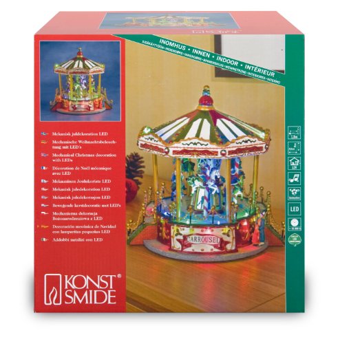 Preisvergleich Produktbild Konstsmide 3477-000 LED Karussell Bewegung und Musik / 12 V Innentrafo