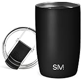 Simple Modern 12 oz Voyager Seyahat Kupası Bardak, Şeffaf Kapaklı ve Pipetli - Kahve Fincanı &Ccedil;ocuk Vakum Yalıtımlı Şişe 18/8 