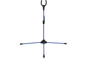 XINMYD Soporte de Arco, Soporte de Arco recurvo Plegable para Tiro con Arco, Soporte de Arco Recto para Caza, Deportes al Aire Libre(Azul)