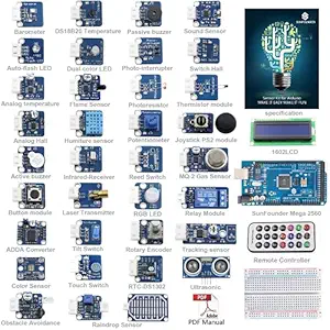 SunFounder Ultimate Mega 2560 Sensor Kit V2.0 for Arduino UNO R3 Mega2560 Mega328 Nano - Including 98 Page Instructions Book