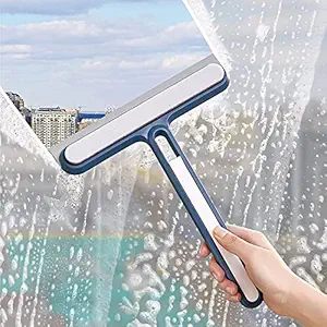 WIDEWINGS Multi-Functional Screen Brush 3 in 1 Mesh Cleaning Brush ,Household Cleaning Tools, Mirror Wiper, Glass Window Cleaner Squeegee, Shower Doors, Bathroom, Mirrors