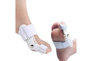 GK GadgetKing Toe Bunion Aid Attelle Hallux Valgus Lisseur Correcteur Jour Nuit Brace Foot Medical Grade Pro Splacer Aide Attelle Lisseur Hallux Valgus Pied correcteur jour nuit pied gros orteil,