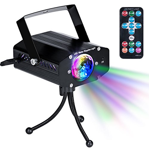 Disco Party Lights KingTop DJ Stage Led Strobe Lights with Remote Control Sound Activated Color Rotating for Home Birthday Karaoke DJ Parties Sensory Relaxation Night Lighting