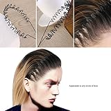 TINKSKY Haarreifen Stirnband Schwarz Gewelltes Metallband Haarband Haar Band Unisex mädchen Mann Kopf Band Zusatz 6 Stück - 5