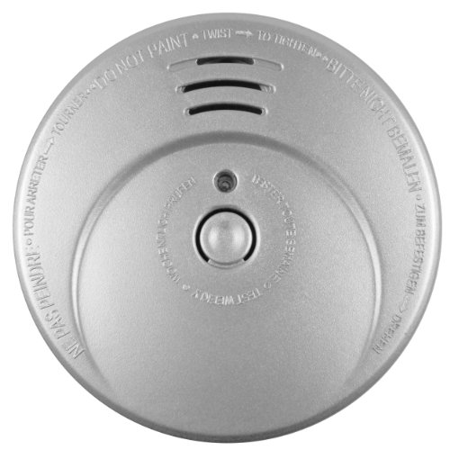 mumbi VDS Rauchmelder RM200A in Aluminium Optik / Feuermelder / Brandmelder geprüft nach DIN EN 14604 - 5