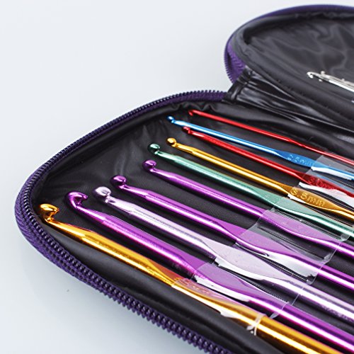 *Versand aus Deutschland*22 St. Häkelnadel Stricknadeln Set Nadelset Nadel Häkeln mit Etui - 2