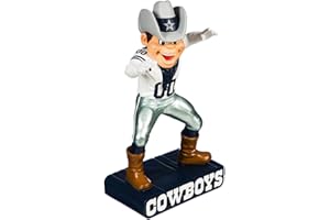 Team Sports America NFL Dallas Cowboys Fun Colorful Mascot Statue 12 Inches Tall