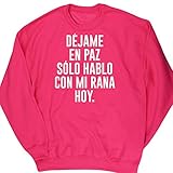 HippoWarehouse Déjame En Paz Sólo Hablo Con Mi Rana Hoy jersey sudadera suéter derportiva...